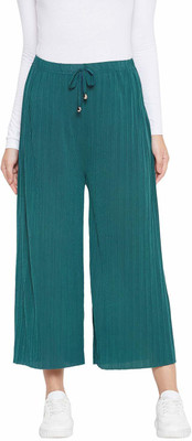 PANKSHRI ENTERPRISE Relaxed Women Blue Trousers