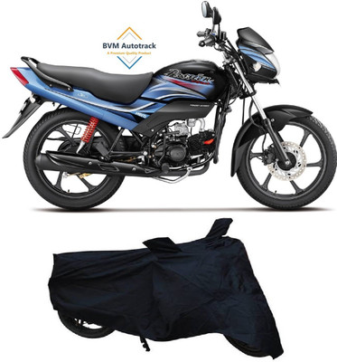 Cartwheel Waterproof Two Wheeler Cover for Hero(Passion Pro i3S, Black)