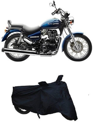 Dedha Auto Waterproof Two Wheeler Cover for Royal Enfield(Thunderbird 500, Black)