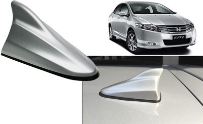 Auto Kite Silver Shark Fin Replacement Signal (AM/FM)Receiver Antenna For City Hidden Vehicle Antenna