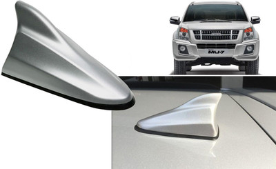 Auto Kite Silver Shark Fin Replacement Signal (AM/FM)Receiver Antenna For Isuzu MU 7 2014 Hidden Vehicle Antenna