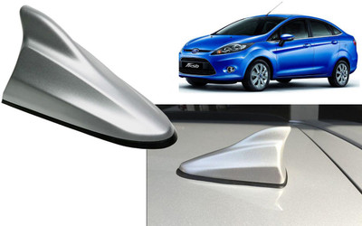 Auto Kite Silver Shark Fin Replacement Signal (AM/FM)Receiver Antenna For Fiesta Old Hidden Vehicle Antenna