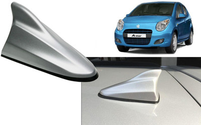 Auto Kite Silver Shark Fin Replacement Signal (AM/FM)Receiver Antenna For A-Star Hidden Vehicle Antenna