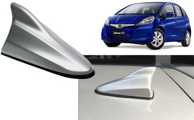 Auto Kite Silver Shark Fin Replacement Signal (AM/FM)Receiver Antenna For Jazz Hidden Vehicle Antenna