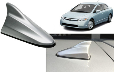 Auto Kite Silver Shark Fin Replacement Signal (AM/FM)Receiver Antenna-FEA-107 Hidden Vehicle Antenna