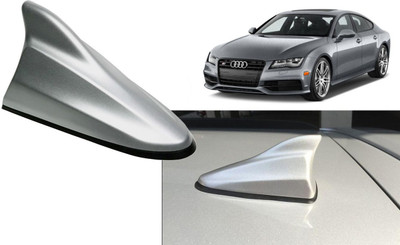 Auto Kite Silver Shark Fin Replacement Signal (AM/FM)Receiver Antenna For S7 Hidden Vehicle Antenna