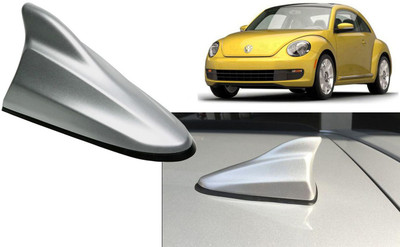 Auto Kite Silver Shark Fin Replacement Signal (AM/FM)Receiver Antenna For Beetle Hidden Vehicle Antenna