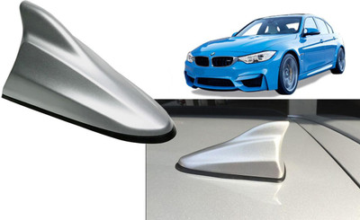 Auto Kite Silver Shark Fin Replacement Signal (AM/FM)Receiver Antenna For 325i Hidden Vehicle Antenna