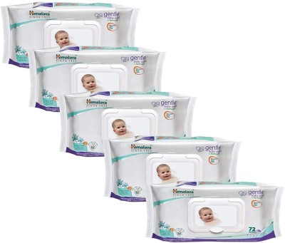 HIMALAYA Gentle baby wipes(5 Wipes)