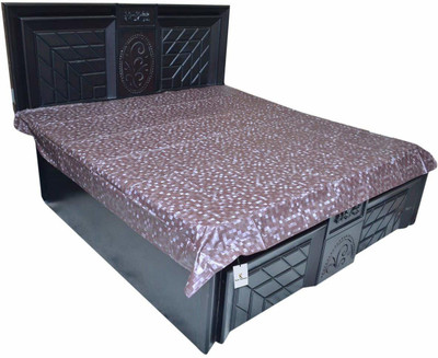 KUBER INDUSTRIES Fitted King Size Mattress Cover(Brown)