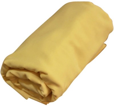 HAIDER ALI AND SONS Solid Queen AC Blanket for  AC Room(Cotton, Yellow)