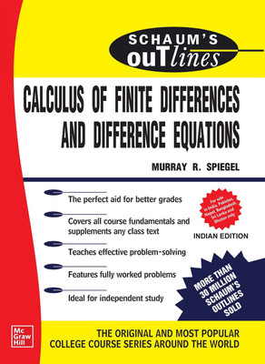 Schaum's Outline Of Calculus Of Finite Differences And Difference Equations(Paperback, Murray R. Spiegel)