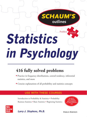 Schaum's Outline Of Statistics In Psychology(Paperback, Larry J. Stephens)
