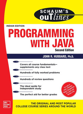 Schaum's Outline Of Programming With Java | Second Edition(Paperback, John R. Hubbard)