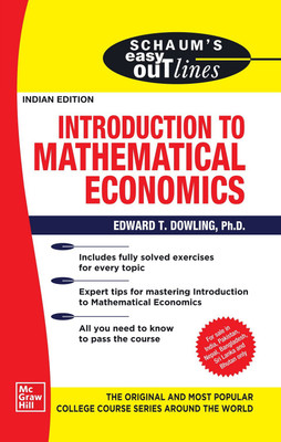 Schaum's Easy Outline Of Introduction To Mathematical Economics(Paperback, Edward T. Dowling)