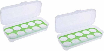 futurist world Plastic Egg Container  - 0.2 dozen(Pack of 2, Multicolor)