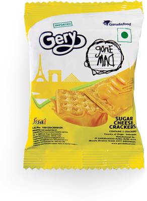 Gone Mad Cheese crackers (Pack of 80) Cream Cracker Biscuit  (1600 g, Pack of 80)