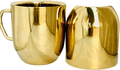 HET CREATION Stainless Steel cup 03(Gold, Cup Set)