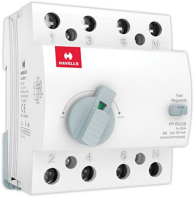HAVELLS DHRGCRFF030063 RCCB 'AC' Type FP DHRGCRFF030063-Pk1 MCB(4)