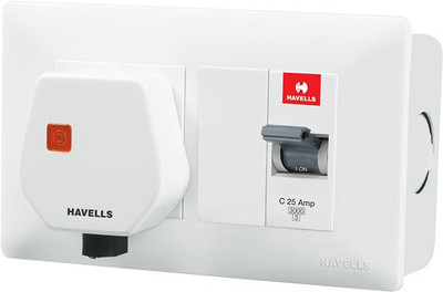 HAVELLS DBOXX PROTECTED SOCKET DHDMCSN0251025-Pk1 MCB(1)