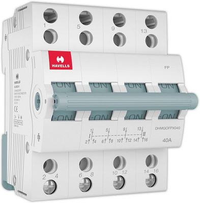 HAVELLS DHMGOFPX040 MCB Changeover FP DHMGOFPX040-Pk1 MCB(4)