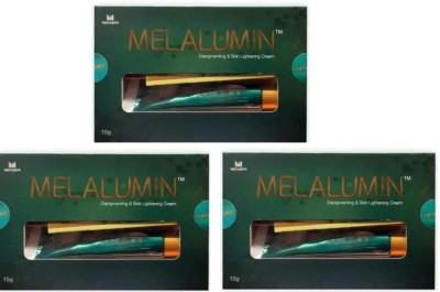 Melalumin Depigmenting & Skin Lightening Cream.(PACK OF 3)(45 g)