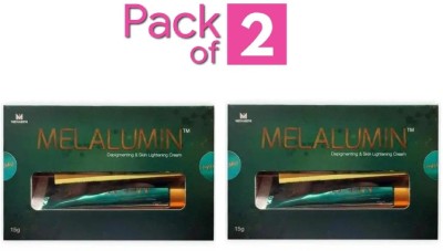 Melalumin Depigmenting & Skin Lightening Cream.(PACK OF 2)(30 g)