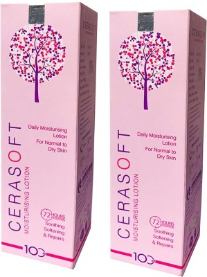 Cerasoft MOISTURISING LOTION (2 PCS) 100ML(200 ml)