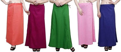 j s fashion Collection of indian women's best & pure cotton readymade petticoat Multi Color D.N.1057 Cotton Blend Petticoat(Free)