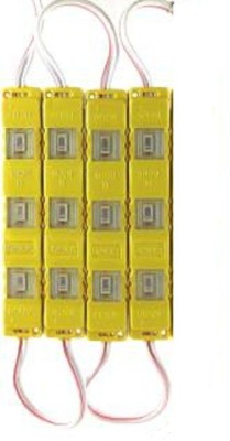 premier lights 12 LEDs 0.3 m Yellow Steady Strip Rice Lights(Pack of 4)