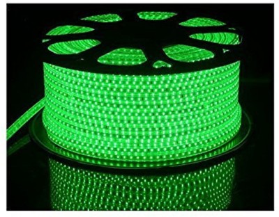 premier lights 500 LEDs 4.98 m Green Steady Strip Rice Lights(Pack of 1)