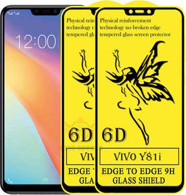 KING COVERS Edge To Edge Tempered Glass for Vivo Y81i(Pack of 2)