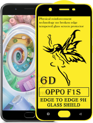 KING COVERS Edge To Edge Tempered Glass for Oppo F1s(Pack of 1)