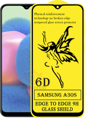 KING COVERS Edge To Edge Tempered Glass for Samsung Galaxy A30s(Pack of 1)