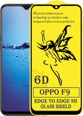 KING COVERS Edge To Edge Tempered Glass for Oppo F9(Pack of 1)
