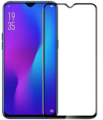 Kruvln Edge To Edge Tempered Glass for Realme C11(Pack of 1)