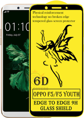 KING COVERS Edge To Edge Tempered Glass for Oppo F5 Youth(Pack of 1)