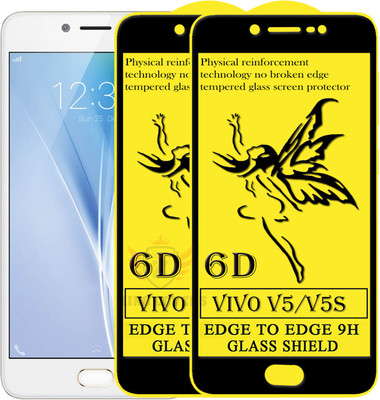 KING COVERS Edge To Edge Tempered Glass for Vivo V5(Pack of 2)