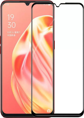 Kruvln Edge To Edge Tempered Glass for Oppo F15(Pack of 1)