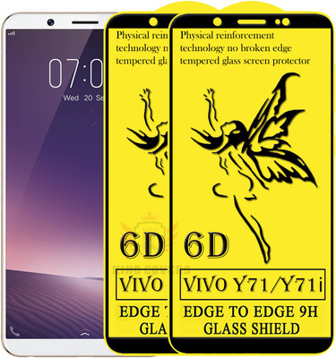 KING COVERS Edge To Edge Tempered Glass for Vivo Y71i(Pack of 2)