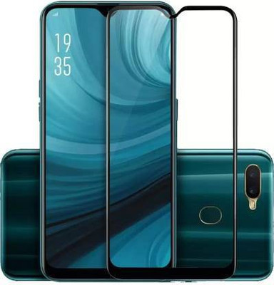 kentop Edge To Edge Tempered Glass for Oppo A5s (AX5s) + CPH1909(Pack of 1)
