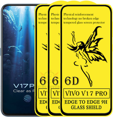 KING COVERS Edge To Edge Tempered Glass for Vivo V17 Pro(Pack of 3)