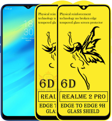 KING COVERS Edge To Edge Tempered Glass for Realme 2 Pro(Pack of 2)