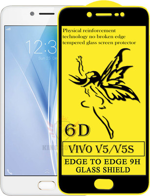 KING COVERS Edge To Edge Tempered Glass for VIVO V5S(Pack of 1)