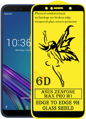 KING COVERS Edge To Edge Tempered Glass for Asus Zenfone Pro M1(Pack of 1)