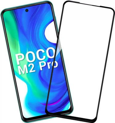 Kruvln Edge To Edge Tempered Glass for Poco M2 Pro(Pack of 1)
