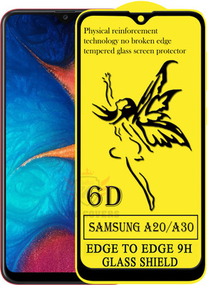 KING COVERS Edge To Edge Tempered Glass for Samsung Galaxy A30(Pack of 1)
