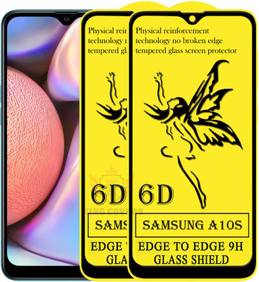 KING COVERS Edge To Edge Tempered Glass for Samsung Galaxy A10s(Pack of 2)