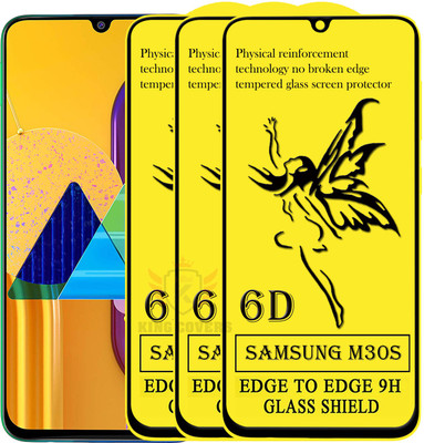 KING COVERS Edge To Edge Tempered Glass for Samsung Galaxy M31(Pack of 3)