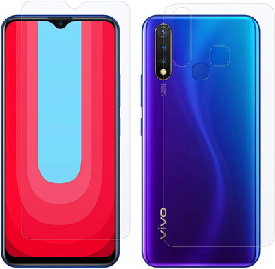 ELEF Front and Back Tempered Glass for Vivo U20(Pack of 2)